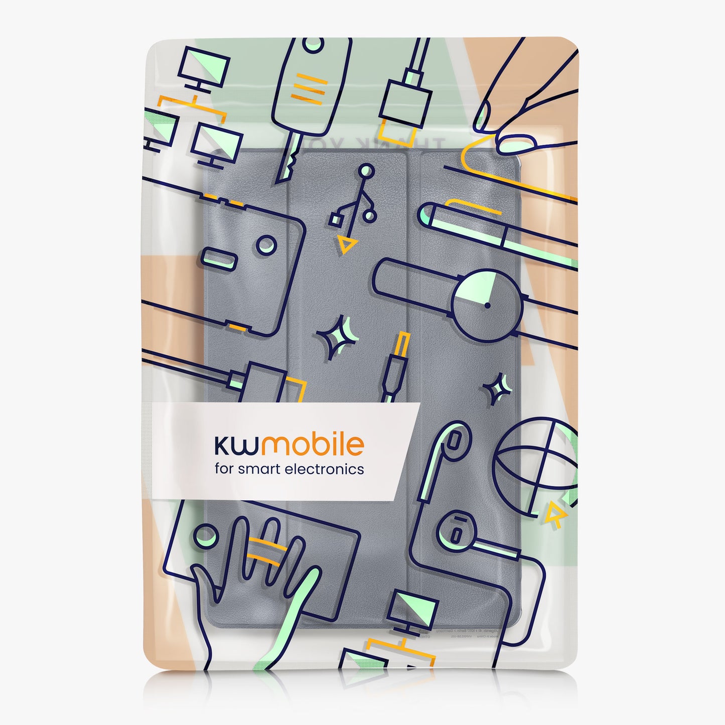 kwmobile Hülle kompatibel mit Xiaomi Redmi Pad SE - Smart Cover Tablet Case Schutzhülle - Stand