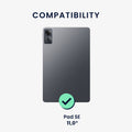 kwmobile Hülle kompatibel mit Xiaomi Redmi Pad SE - Smart Cover Tablet Case Schutzhülle - Stand