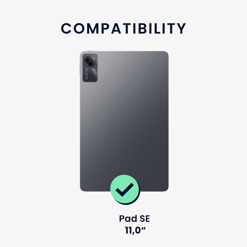 kwmobile Hülle kompatibel mit Xiaomi Redmi Pad SE - Smart Cover Tablet Case Schutzhülle - Stand