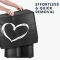 kwmobile Hülle kompatibel mit Philips Essential Airfryer XL Schutzhülle - Heißluft Fritteuse Abdeckhaube Case