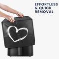 kwmobile Hülle kompatibel mit Philips Essential Airfryer L Schutzhülle - Heißluft Fritteuse Abdeckhaube Case