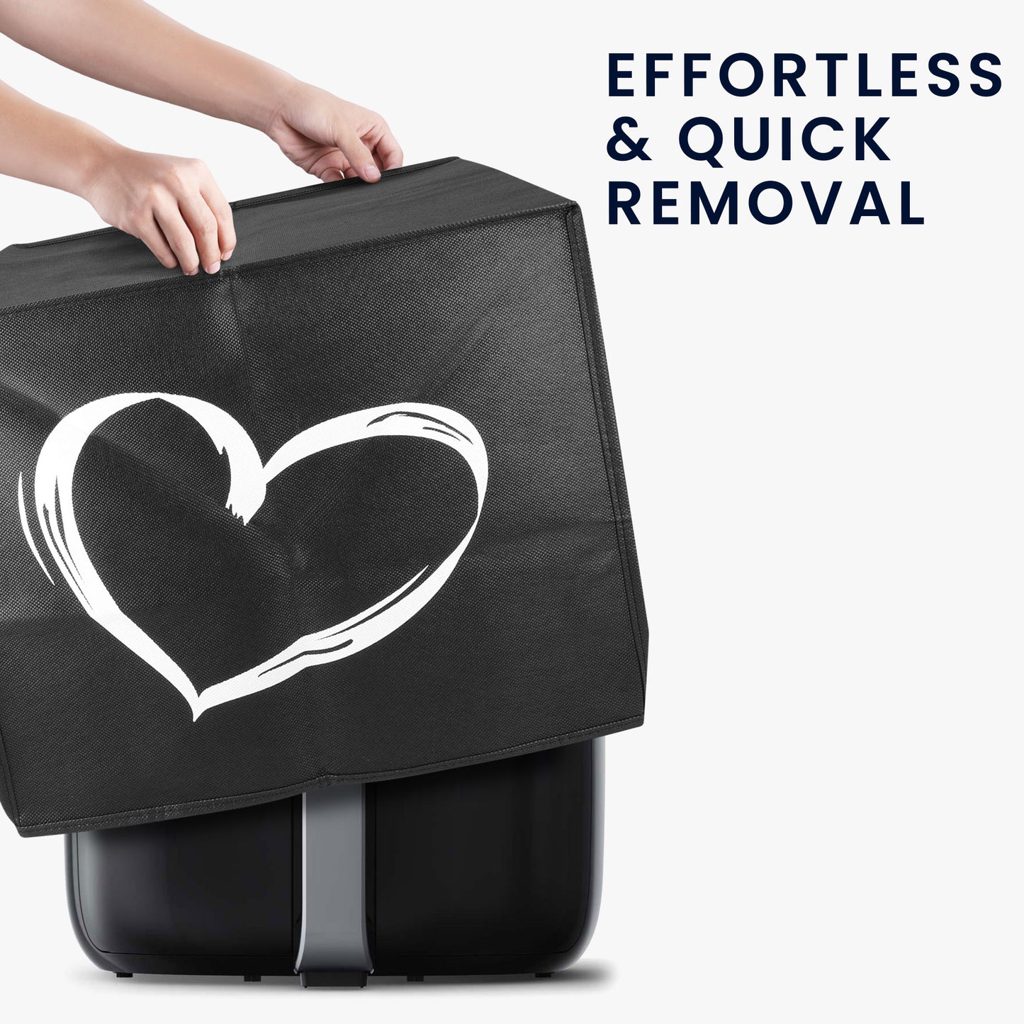 kwmobile Hülle kompatibel mit Philips Essential Airfryer XXL Schutzhülle - Heißluft Fritteuse Abdeckhaube Case