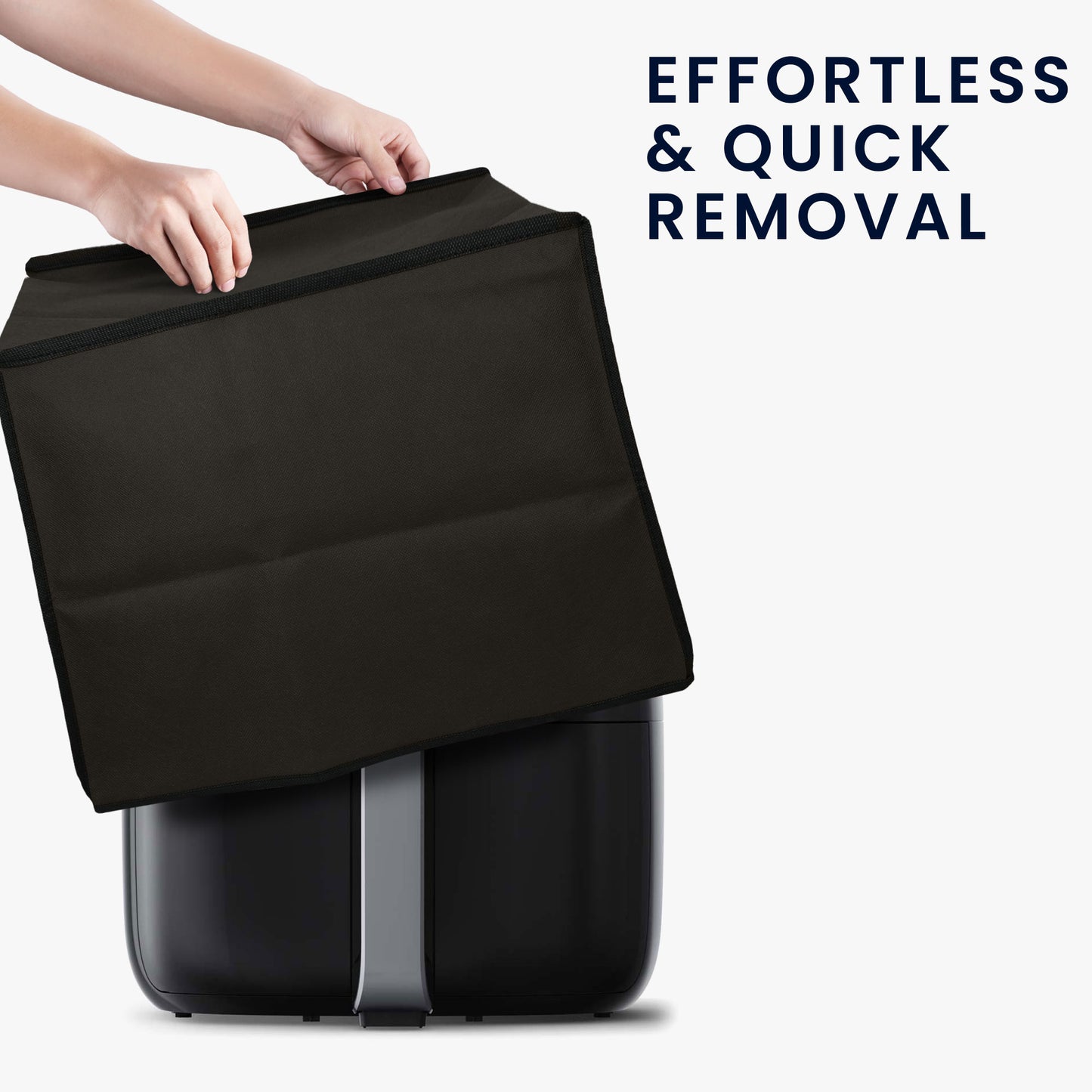 kwmobile Hülle kompatibel mit Philips Essential Airfryer XXL Schutzhülle - Heißluft Fritteuse Abdeckhaube Case