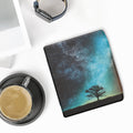 kwmobile Schutzhülle für Pocketbook Era / Era Color Hülle - eReader Flip Case mit Auto Sleep Funktion - Galaxie Baum Wiese