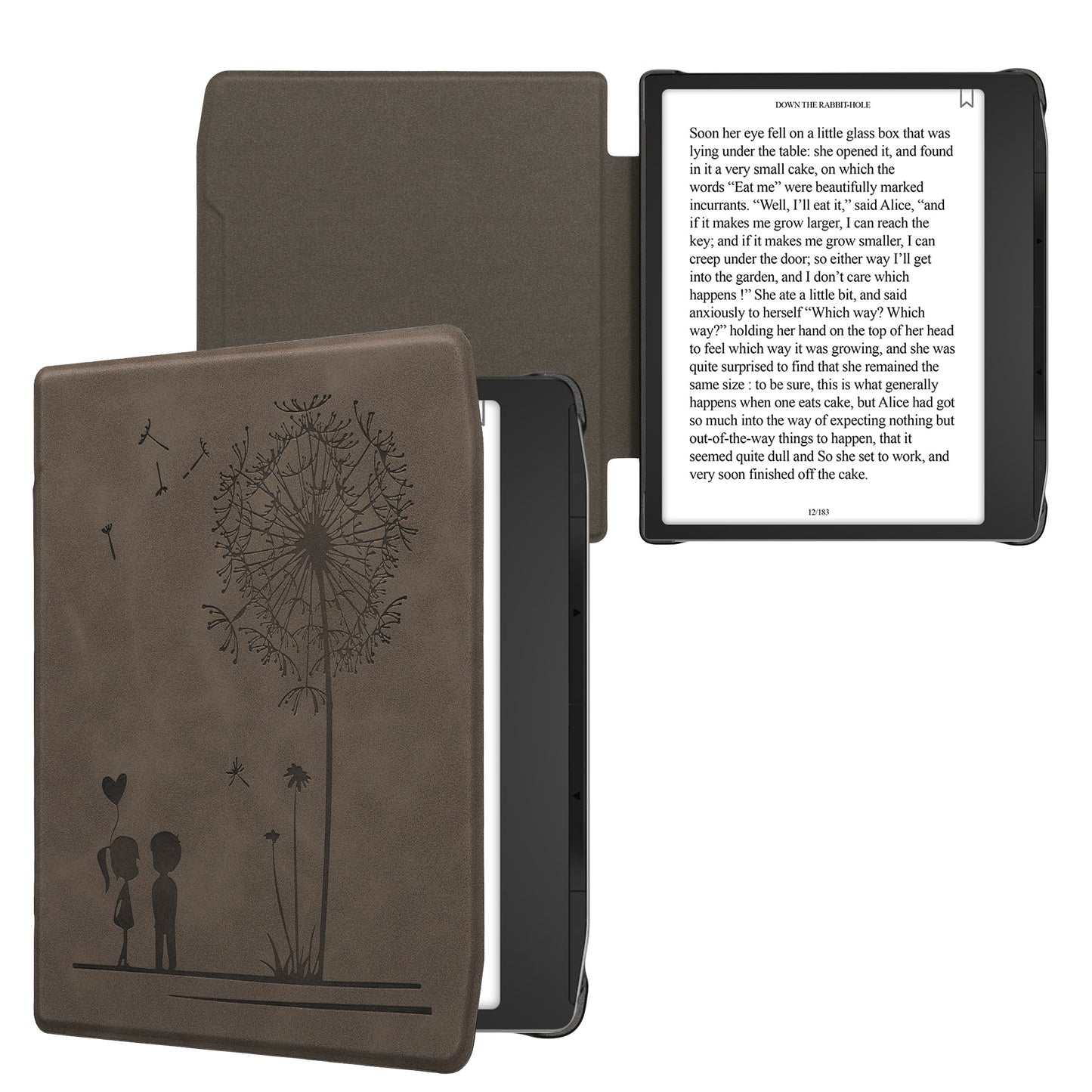 kwmobile Schutzhülle für Pocketbook Era / Era Color Hülle - eReader Case aus Kunstleder mit Auto Sleep Funktion - Pusteblume Love