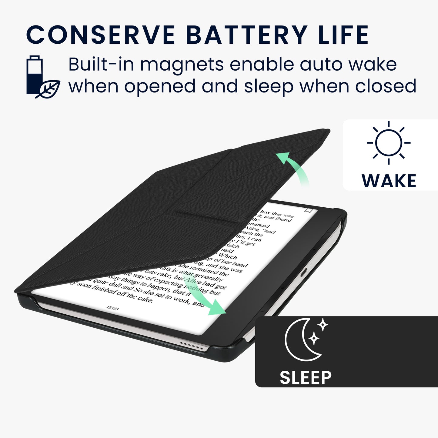 kwmobile Schutzhülle für Pocketbook Era / Era Color Hülle Kunstleder Case eReader Klapphülle mit Auto Sleep Funktion Cover mit Ständer