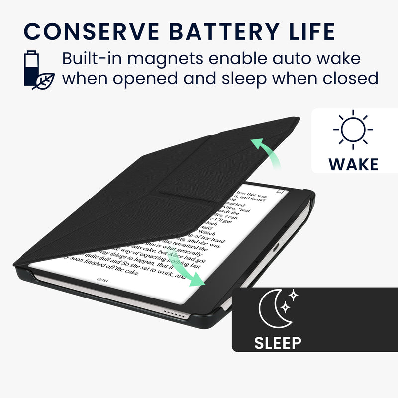 kwmobile Schutzhülle für Pocketbook Era / Era Color Hülle Kunstleder Case eReader Klapphülle mit Auto Sleep Funktion Cover mit Ständer