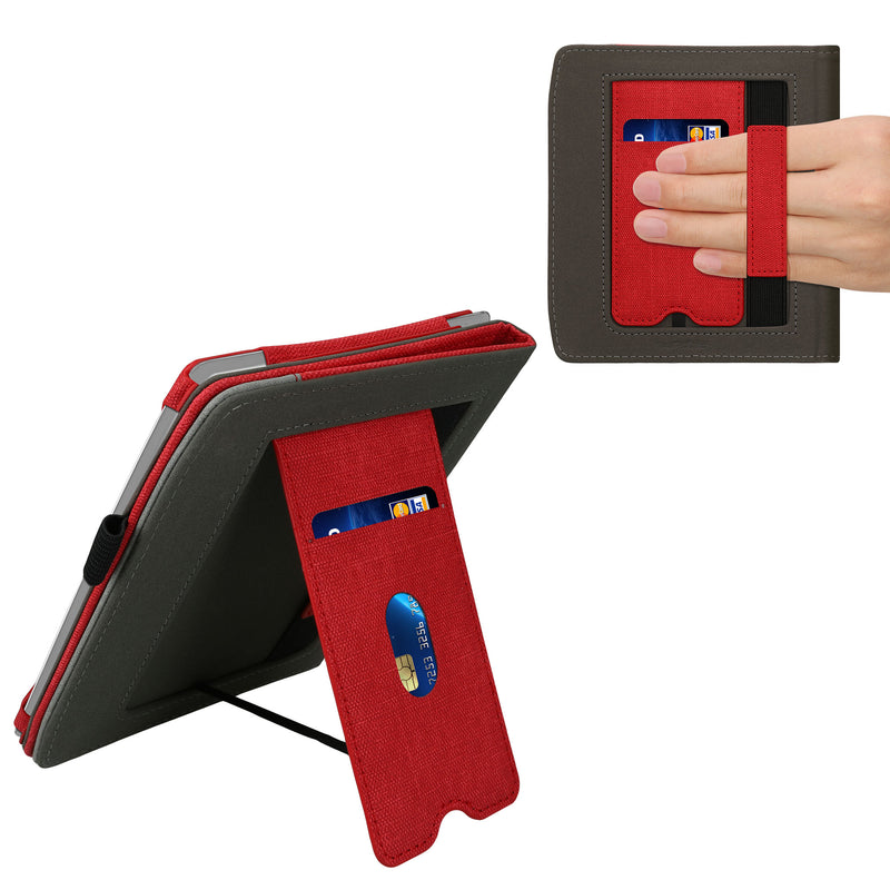 kwmobile Hülle kompatibel mit Pocketbook Era / Era Color Hülle - Flip Case mit Handschlaufe - Cover