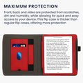 kwmobile Hülle kompatibel mit Pocketbook Era / Era Color Hülle - Flip Case mit Handschlaufe - Cover