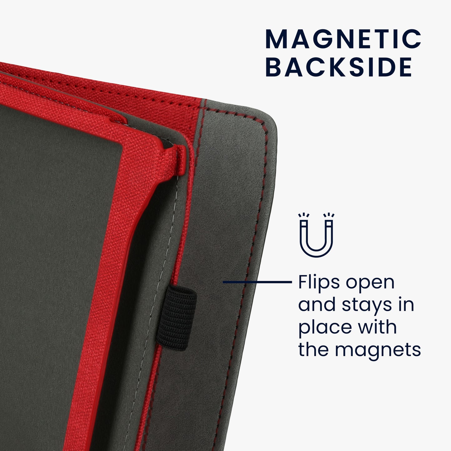 kwmobile Hülle kompatibel mit Pocketbook Era / Era Color Hülle - Flip Case mit Handschlaufe - Cover