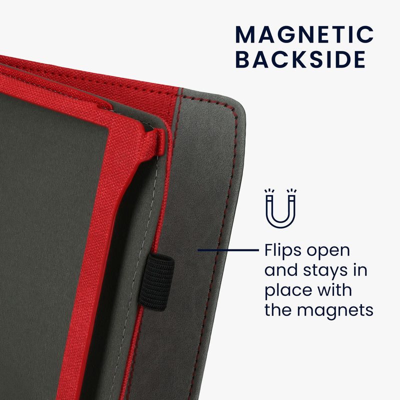 kwmobile Hülle kompatibel mit Pocketbook Era / Era Color Hülle - Flip Case mit Handschlaufe - Cover