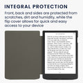 kwmobile Schutzhülle für Pocketbook InkPad 4 / Color 3 / Color 2 / Vivlio InkPad 4 / InkPad Color 3 Hülle - eReader Case aus Kunstleder mit Auto Sleep Funktion
