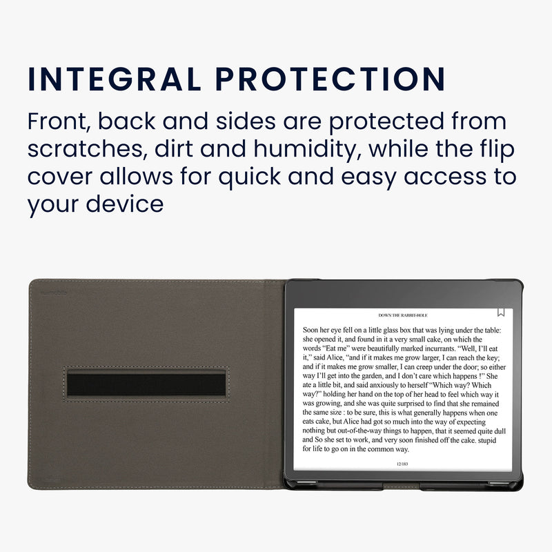 kwmobile Hülle kompatibel mit Amazon Kindle Scribe (2022/2024) Hülle - Case mit Schlaufe und Ständer