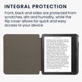 kwmobile Schutzhülle für Kobo Kobo Libra Colour / Tolino Vision Color Hülle - eReader Case aus Kunstleder mit Auto Sleep Funktion - Aufgehende Sonne