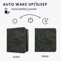 kwmobile Schutzhülle für Kobo Kobo Libra Colour / Tolino Vision Color Hülle - eReader Flip Case mit Handschlaufe und Auto Sleep Funktion