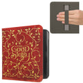 kwmobile Klapphülle kompatibel mit Kobo Kobo Libra Colour / Tolino Vision Color Hülle - Flipcase für den eReader mit Handschlaufe - Buchcover Good Story Gelb Orange Rot Gelb  [dsg06]
