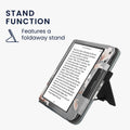 kwmobile Flip Cover kompatibel mit Kobo Kobo Libra Colour / Tolino Vision Color - Hülle mit Handschlaufe