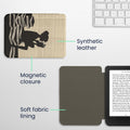 kwmobile Schutzhülle für Kobo Clara BW / Clara Colour / Tolino Shine (5) / Shine Color Hülle - eReader Flip Case mit Auto Sleep Funktion