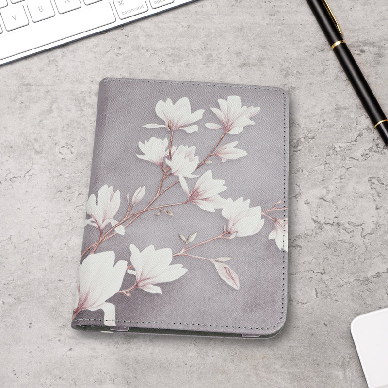 kwmobile Flip Cover kompatibel mit Kobo Clara BW / Clara Colour / Tolino Shine (5) / Shine Color - Hülle mit Handschlaufe