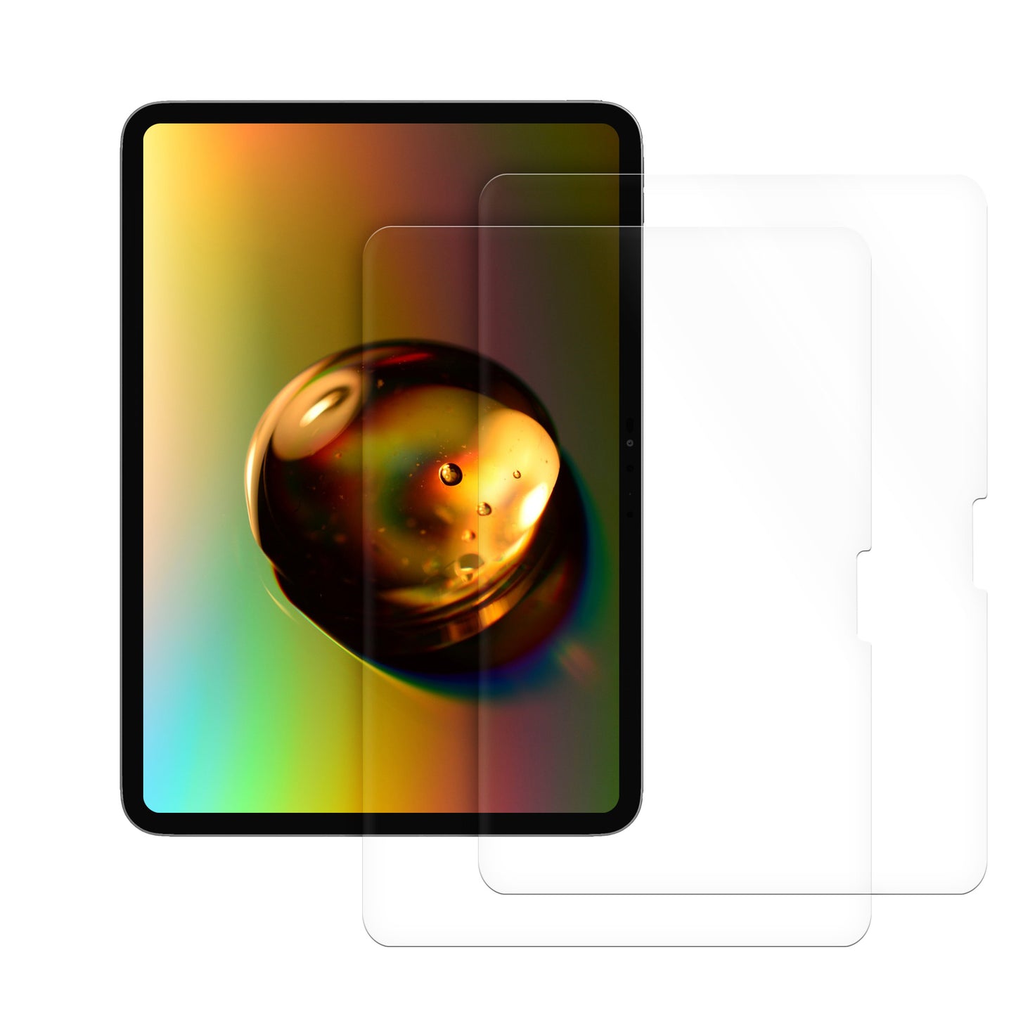 2x Folie kompatibel mit Apple iPad Pro 11" (2024)