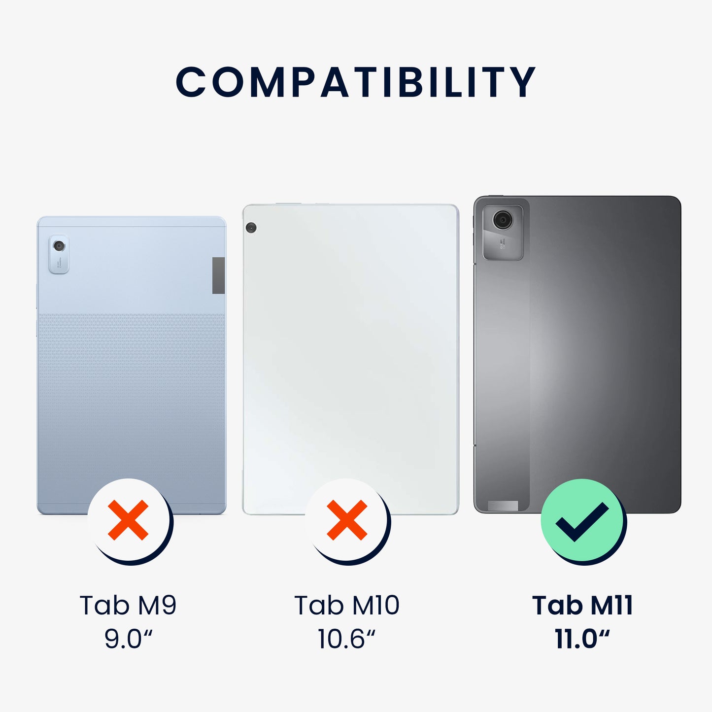 2x Folie kompatibel mit Lenovo Tab M11