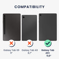 kwmobile Hülle kompatibel mit Samsung Galaxy Tab A9+ Case Tablet Cover