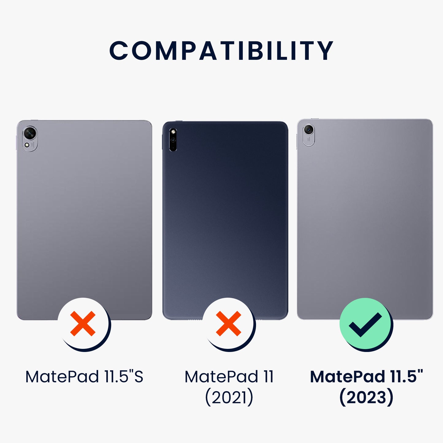 2x Folie kompatibel mit Huawei MatePad 11.5" (2023)