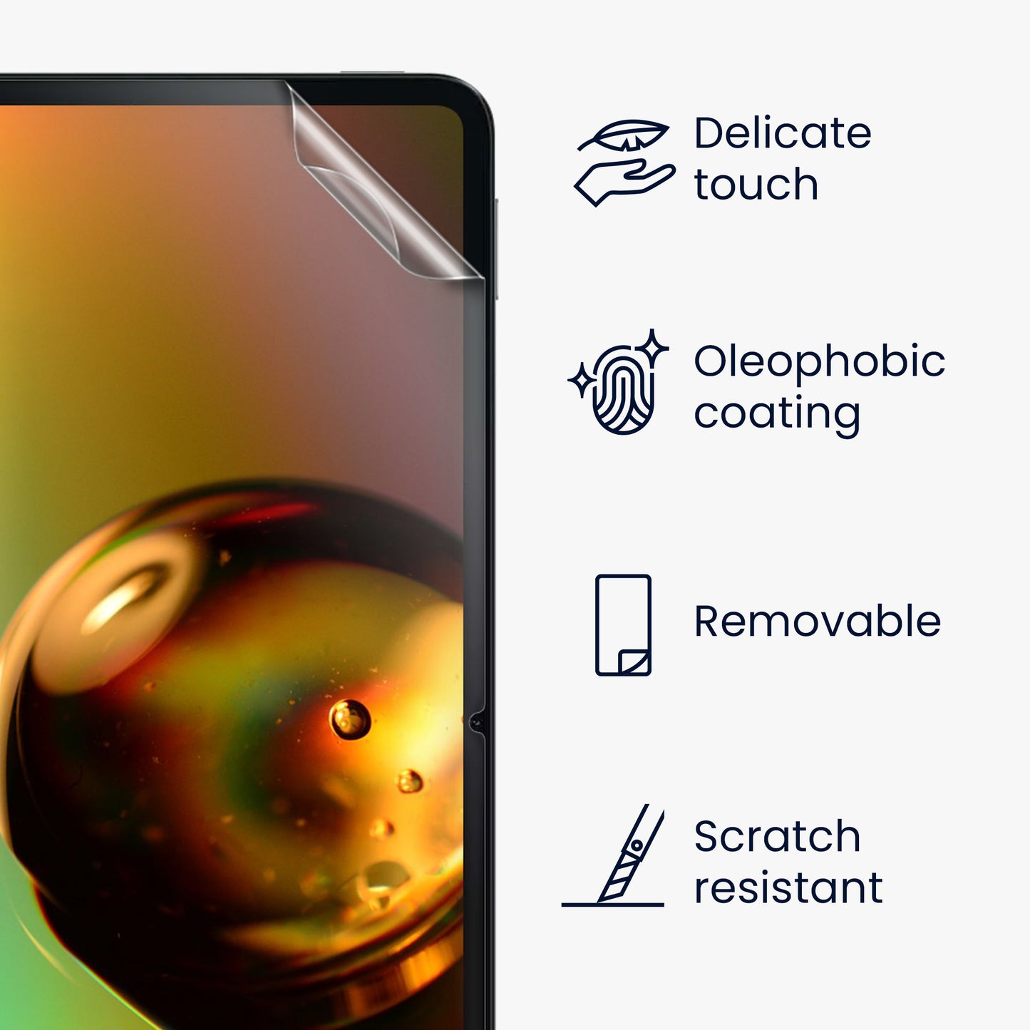 2x Folie kompatibel mit Xiaomi Pad 6S Pro 12.4