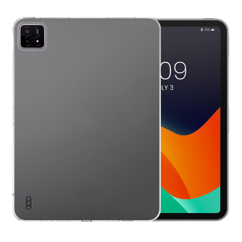 kwmobile Hülle kompatibel mit Xiaomi Pad 6S Pro 12.4 Hülle - weiches TPU Silikon Case transparent - Tablet Cover Transparent Transparent  
