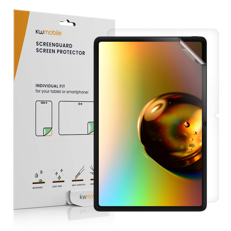 kwmobile 2x Tablet Schutzfolie kompatibel mit Xiaomi Redmi Pad Pro Folie - Full Screen Protector - Tablet Displayfolie entspiegelt Transparent  
