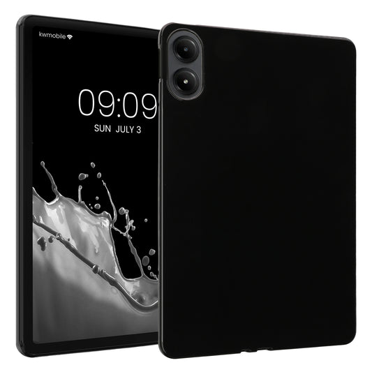 kwmobile Schutzhülle kompatibel mit Xiaomi Redmi Pad Pro - Hülle Silikon - Tablet Cover Case Schwarz Schwarz  