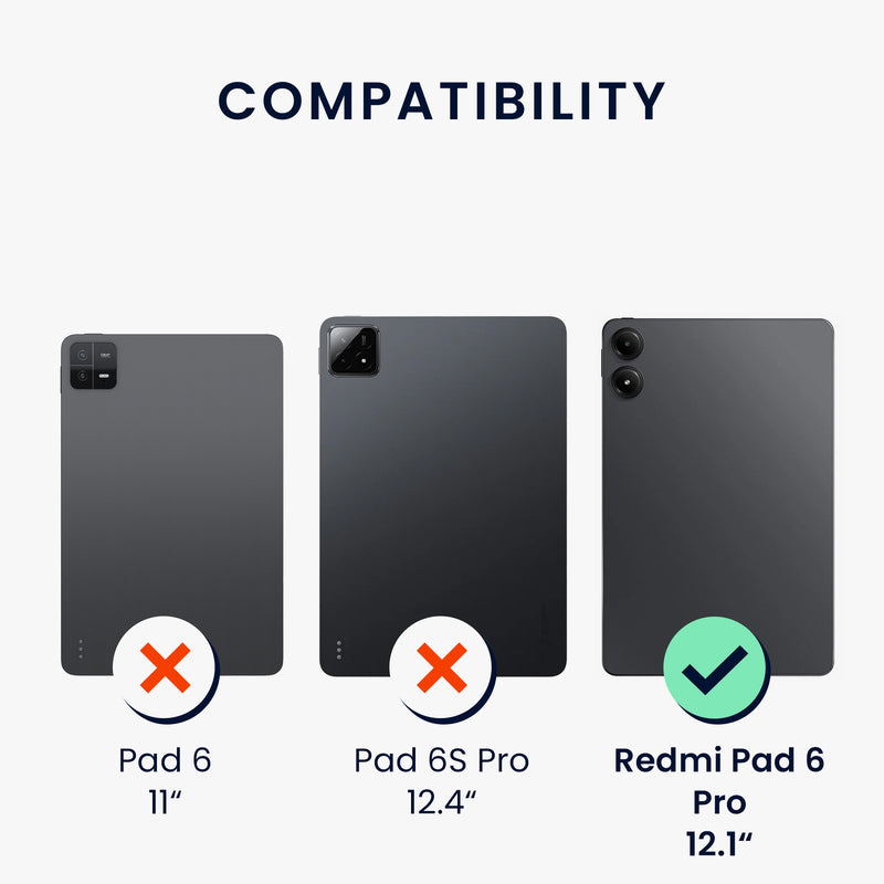 kwmobile Schutzhülle kompatibel mit Xiaomi Redmi Pad Pro - Tablet Cover Case