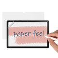 kwmobile 2x Matte Schutzfolie kompatibel mit Samsung Galaxy Tab A8 10.5 (2021) Papier Gefühl Folie - Tablet Full Screen Paper Feel Cover - Tablet Displayfolie Papiergefühl Transparent  