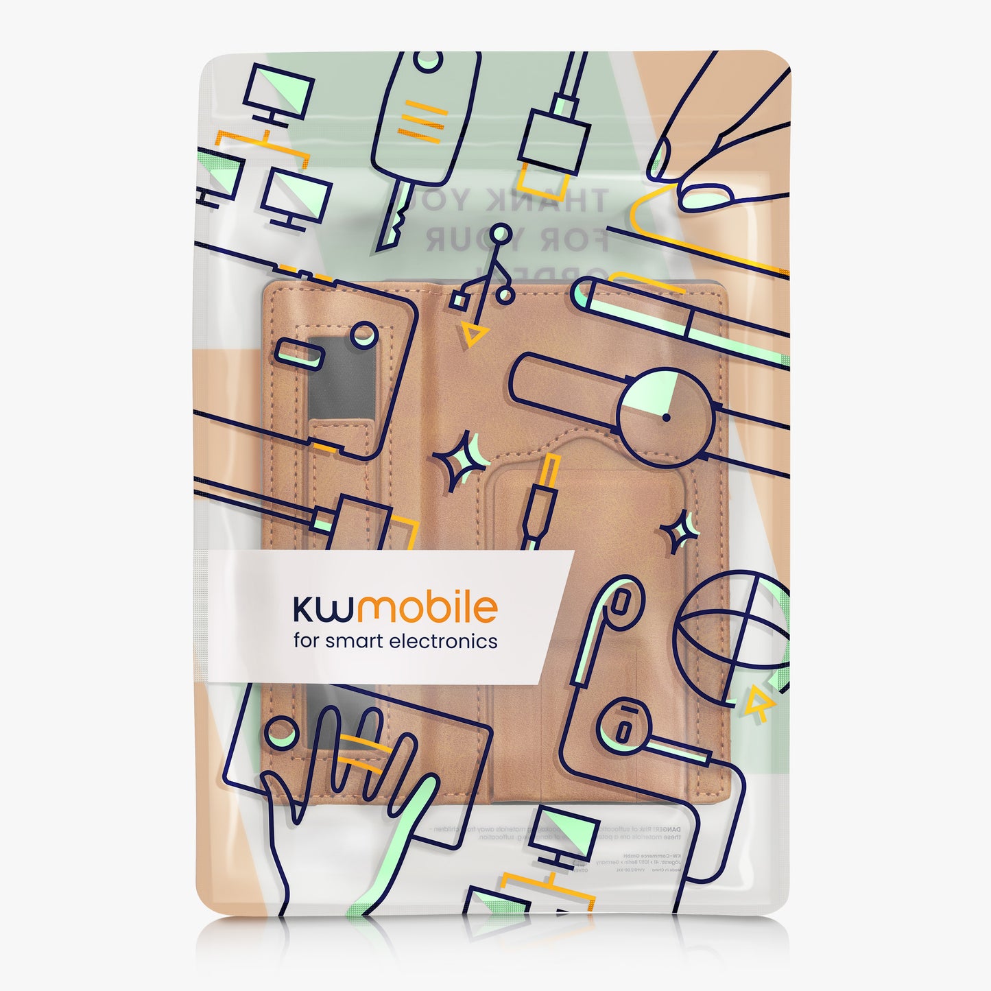 kwmobile Schutzhülle kompatibel mit Amazon Kindle Oasis 10. Generation mit Ständer und Handgurt
