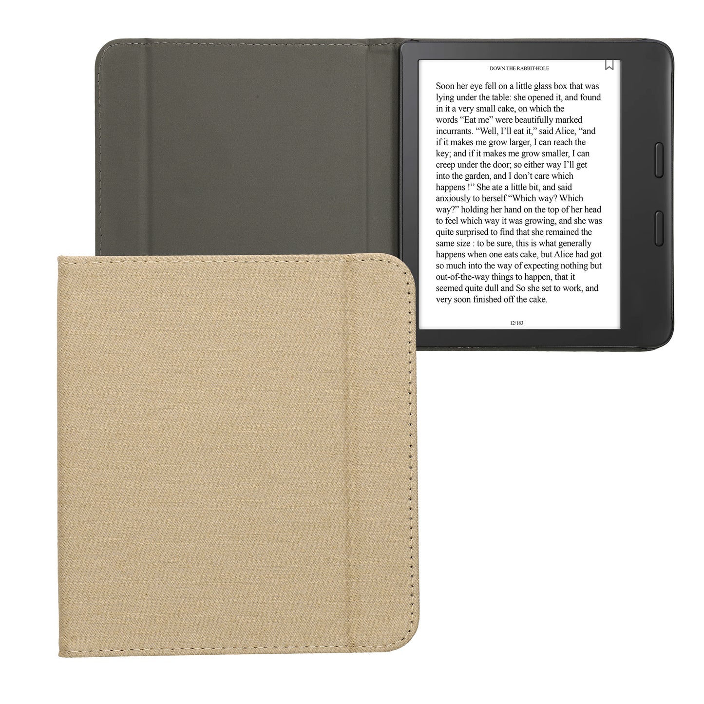 kwmobile Klapphülle kompatibel mit Tolino Vision 6 - Schutzhülle e-Reader - Hülle eReader