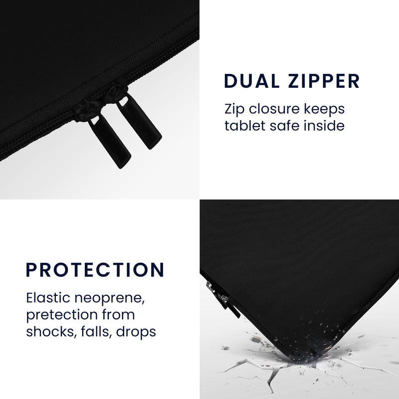 kwmobile Tablet Hülle kompatibel mit 13" Tablet - Universal Tasche Cover Case - Schutzhülle Sleeve