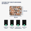 kwmobile Tablet Hülle kompatibel mit 13" Tablet Universal Tasche Cover Case Schutzhülle Sleeve Viele Hunde