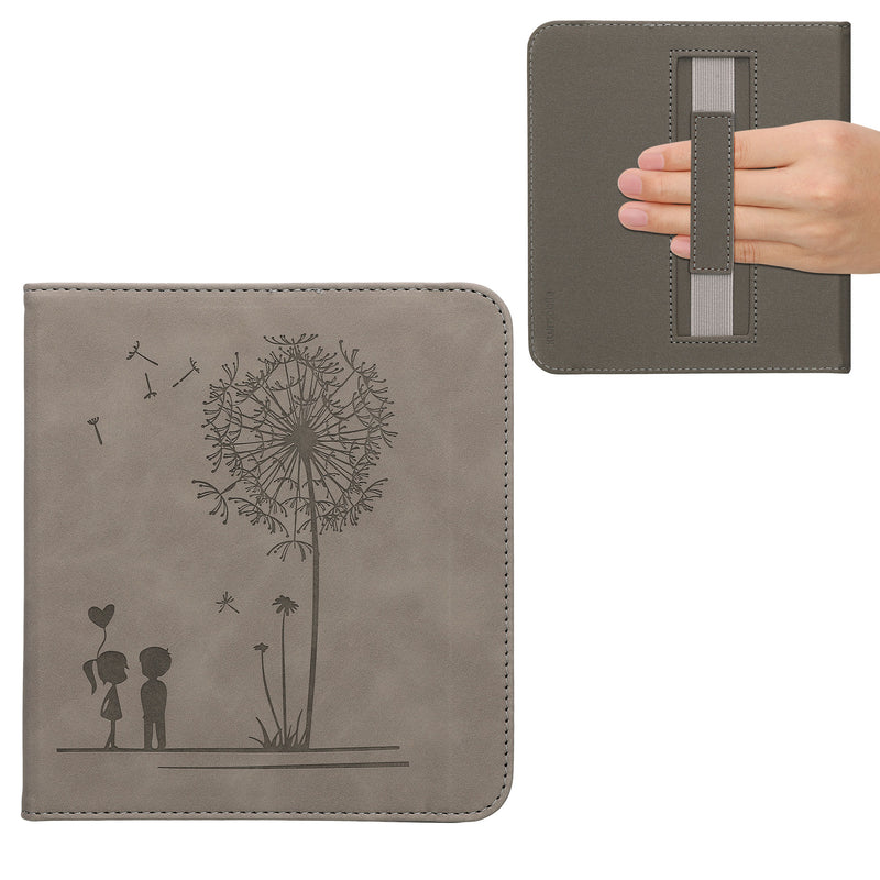 kwmobile Klapphülle kompatibel mit Kobo Kobo Libra Colour / Tolino Vision Color - Hülle aus Kunstleder für eReader - mit Handschlaufe