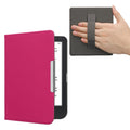 kwmobile Klapphülle kompatibel mit Kobo Clara BW / Clara Colour / Tolino Shine (5) / Shine Color Hülle - Schutzhülle für den eReader aus Kunstleder mit Handschlaufe in Neon Pink Neon Pink  