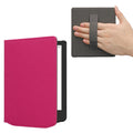 kwmobile Klapphülle kompatibel mit Pocketbook Verse / Verse Lite / Verse Pro / Color / Vivlio Light/Light HD Hülle - Schutzhülle für den eReader aus Kunstleder mit Handschlaufe in Neon Pink Neon Pink  