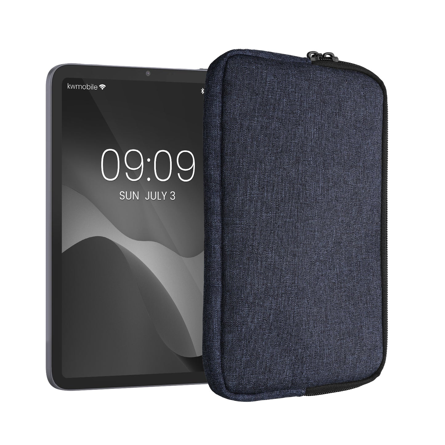 kwmobile Schutzhülle kompatibel mit 8"-8,4" Tablet Hülle mit Reißverschluss