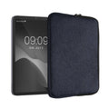kwmobile Schutzhülle aus Stoff kompatibel mit 9,7"-11" Tablet Hülle - Stoffhülle für Tablet mit Reißverschluss
