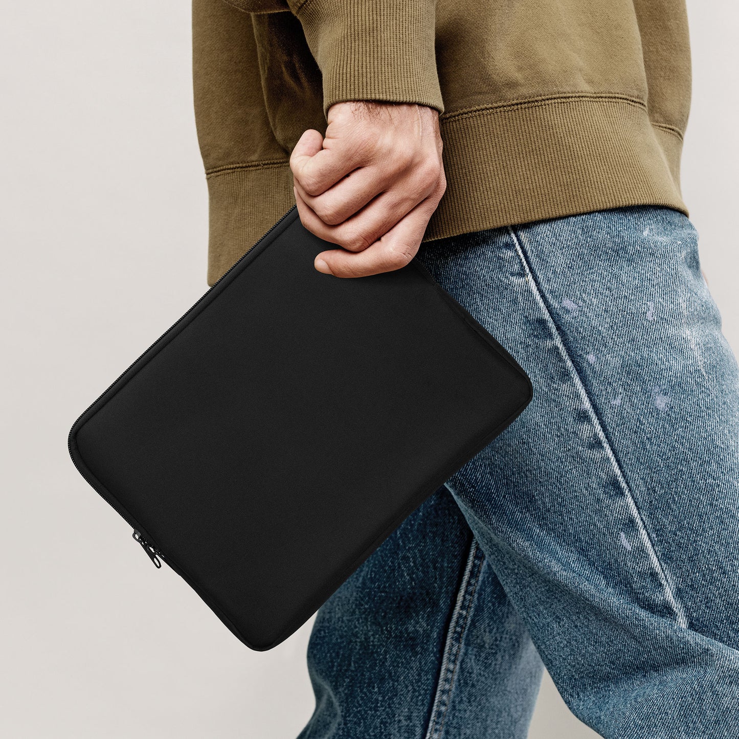 kwmobile Schutzhülle kompatibel mit 12,4"-12,9" Tablet Hülle mit Reißverschluss