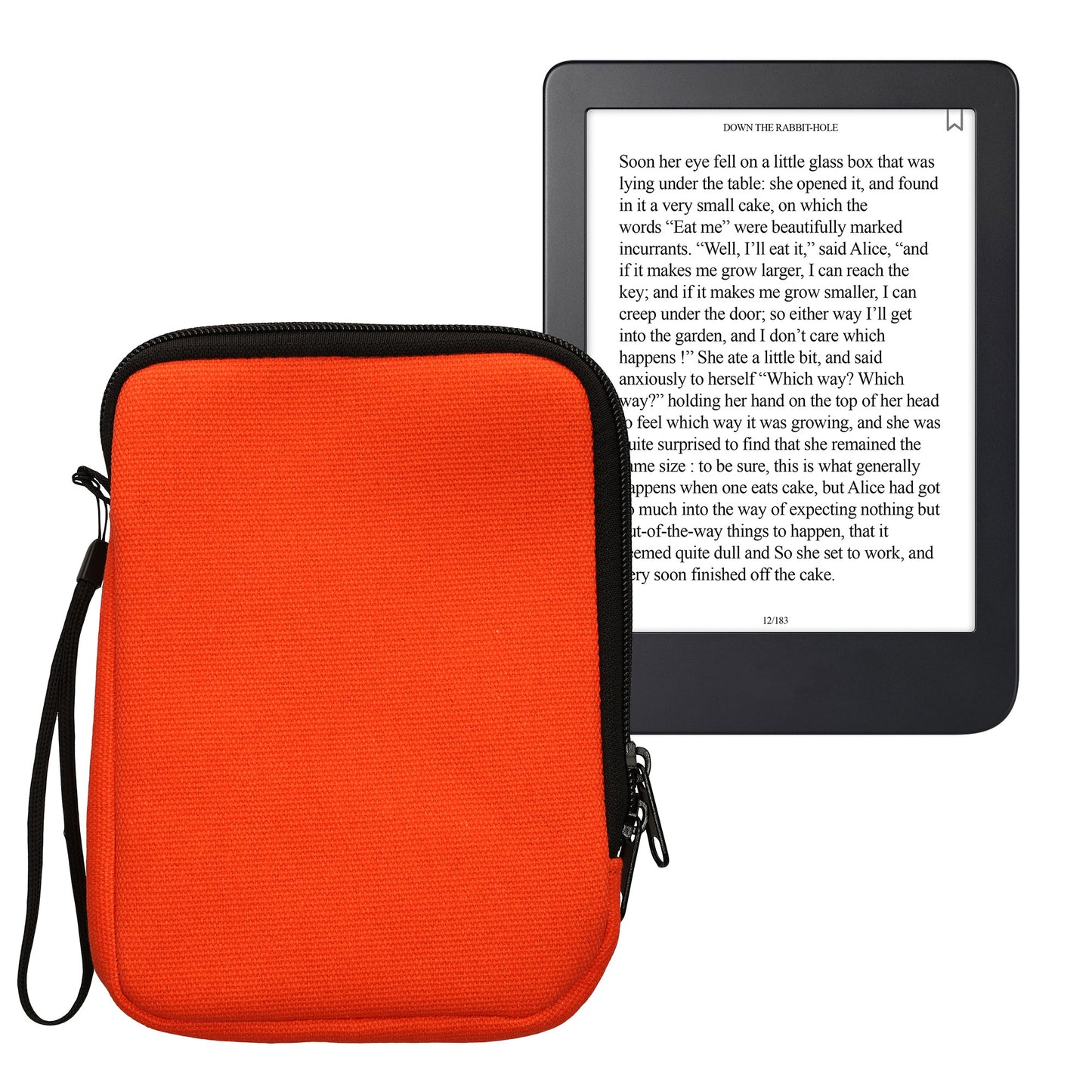 kwmobile Schutzhülle kompatibel mit 6" eReader Hülle mit Reißverschluss