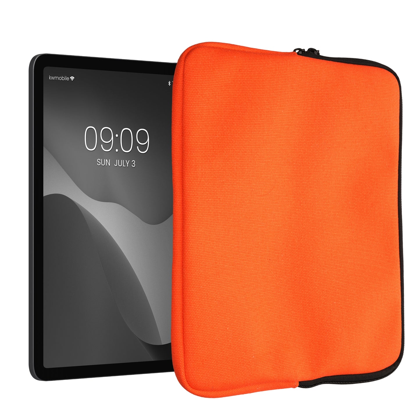 kwmobile Schutzhülle kompatibel mit 12,4"-12,9" Tablet Hülle mit Reißverschluss