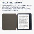 kwmobile Hülle kompatibel mit Kobo Kobo Libra Colour / Tolino Vision Color eReader Schutzhülle Cover Case