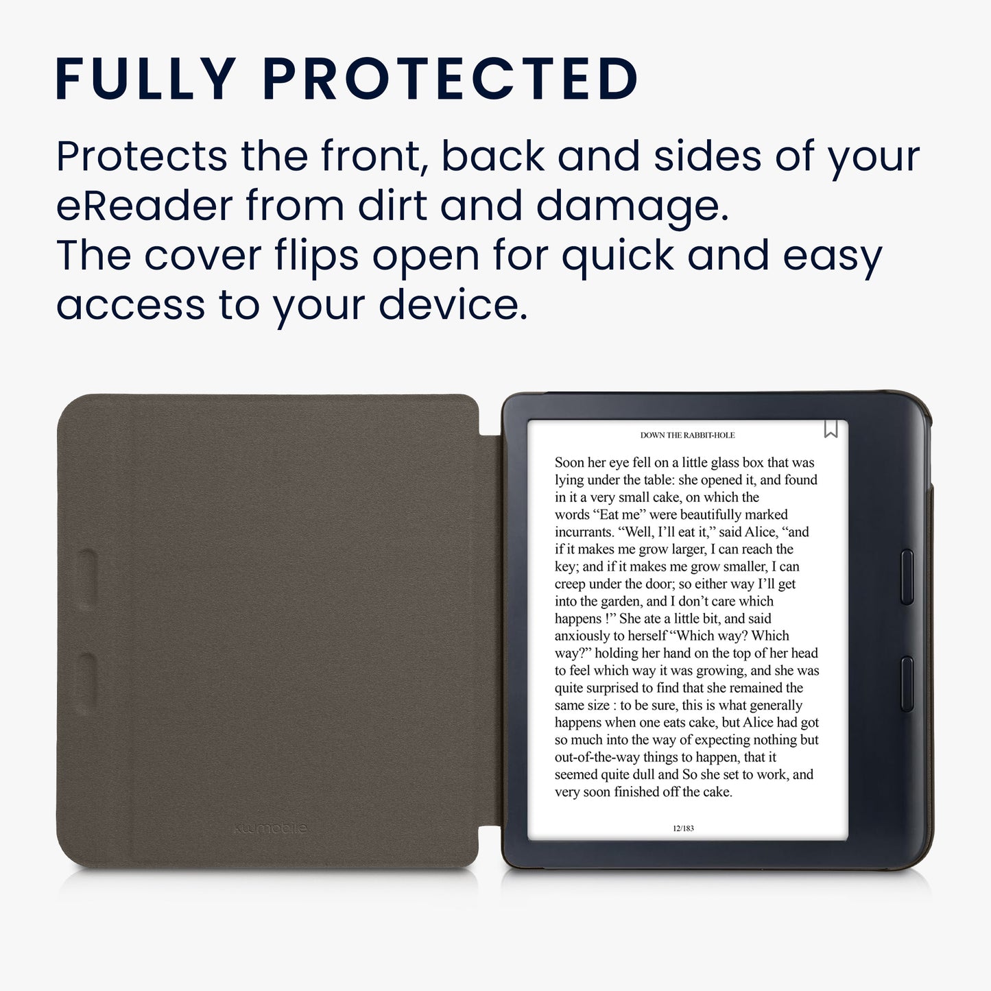 kwmobile Hülle kompatibel mit Kobo Kobo Libra Colour / Tolino Vision Color eReader Schutzhülle Cover Case
