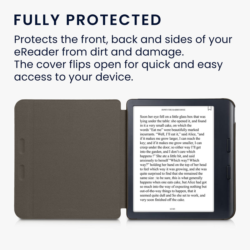 kwmobile Hülle kompatibel mit Kobo Kobo Libra Colour / Tolino Vision Color eReader Schutzhülle Cover Case