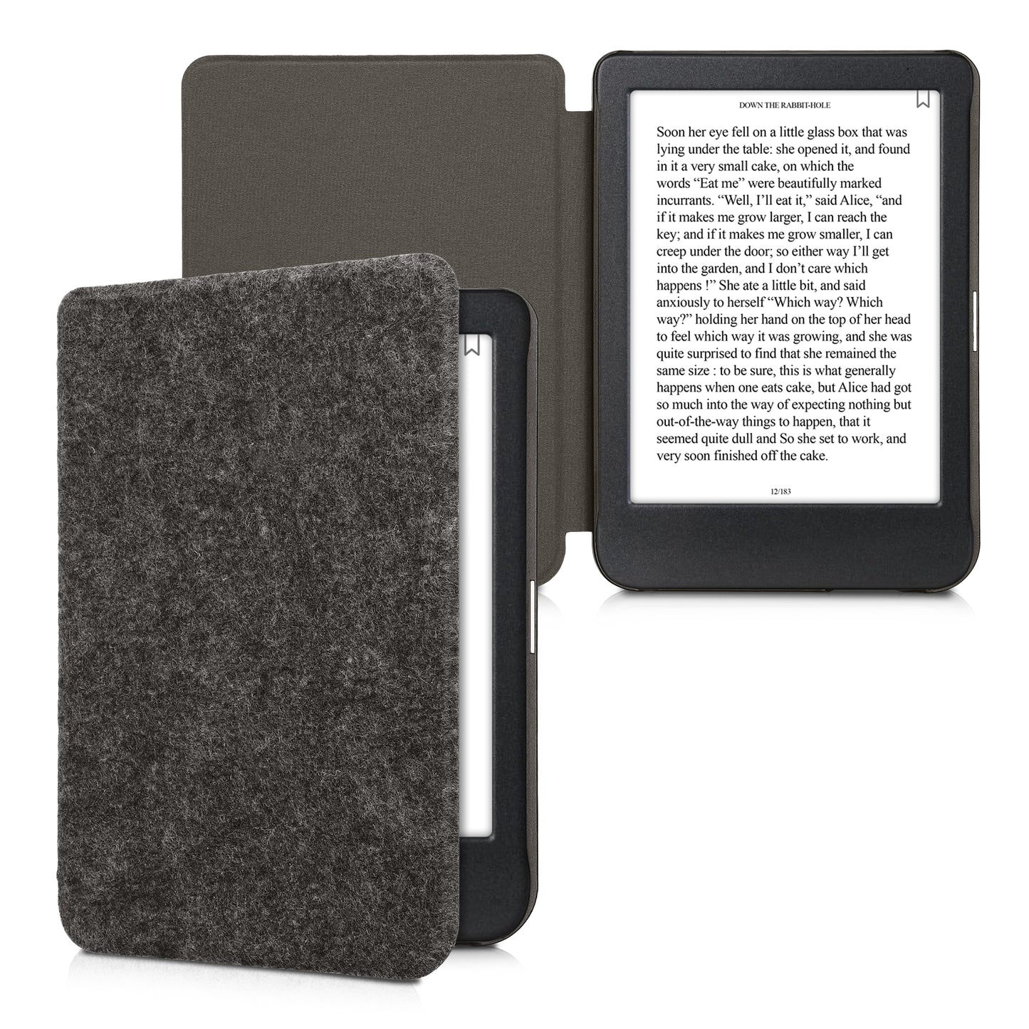 kwmobile Hülle kompatibel mit Kobo Clara BW / Clara Colour / Tolino Shine (5) / Shine Color eReader Schutzhülle Cover Case