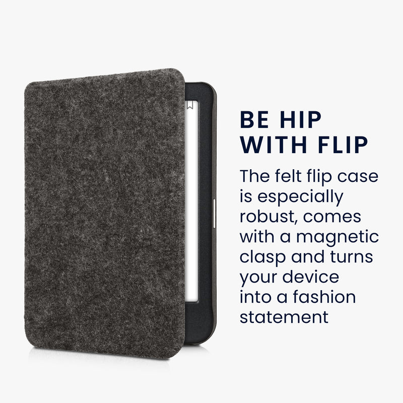 kwmobile Hülle kompatibel mit Kobo Clara BW / Clara Colour / Tolino Shine (5) / Shine Color eReader Schutzhülle Cover Case
